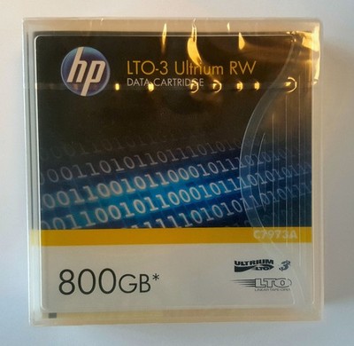 HP LTO-3 Ultrium  RW   DATA CARTRIDGE   C7973A   800GB   Neu & OVP