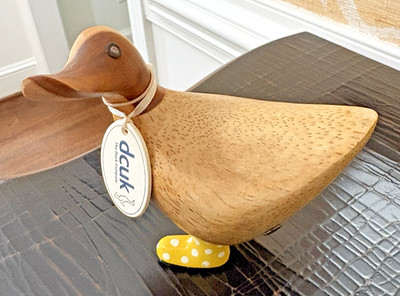 DCUK The Duck Company Bamboo Root Spotty Yellow Boots Duckys My Name is Ken