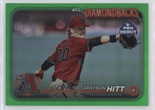 2024 Topps Pro Debut Green Foil 66/99 Grayson Hitt #PD-20 sc8