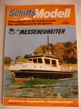 Schiffsmodell Zeitschrift von 3/1987  Messeneuheiten