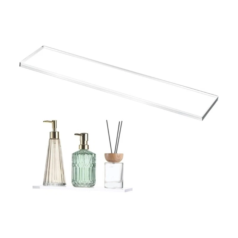 Acrylic Medicines Cabinet Shelves Wall Mounted Storage for Bathroom Kitchen