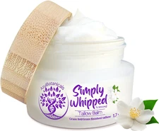 Simply Whipped Tallow Balm, Scented Grass fed/finished, Only 3 ingredients