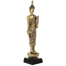  Statua Buddha artigianale in resina decorazione statua Buddha zen scrivania vintage Buddha