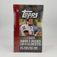2006 Topps Draft Picks & Prospects NFL Hobby Box 24 Packs 5 Cards Per Pack
