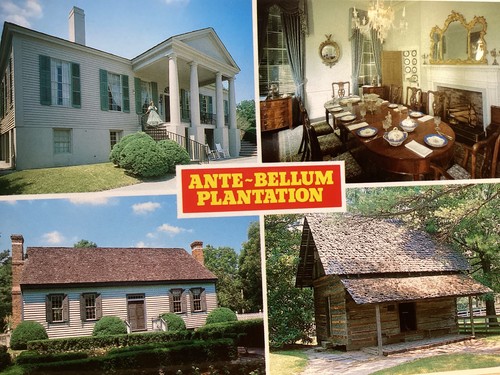 Ante Bellum Plantation: Stone Mountain, GA - Cartolina d'epoca - Foto 2 di 3