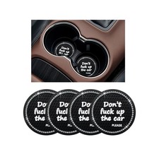 Ziciner 4 Pack Bling Car Cup Holder Coaster, 2.75 Inch Anti-Slip Auto Insert ...