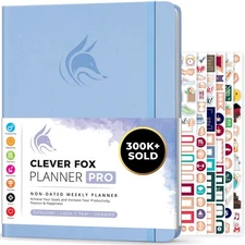 Clever Fox Planner PRO – Weekly & Monthly Life Planner to Increase Productivi...