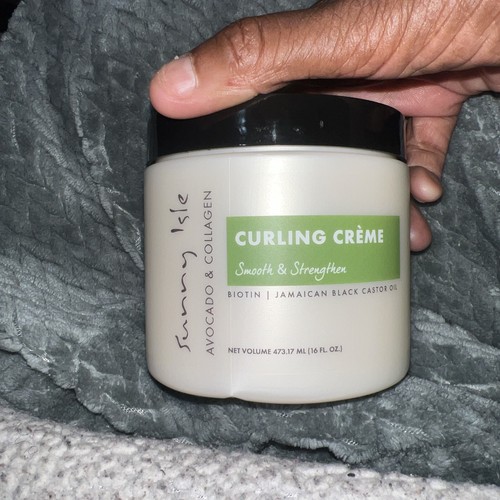 Sunny Isle Avocado & Collagen Curling Cream 16oz Crème Nourishing ...