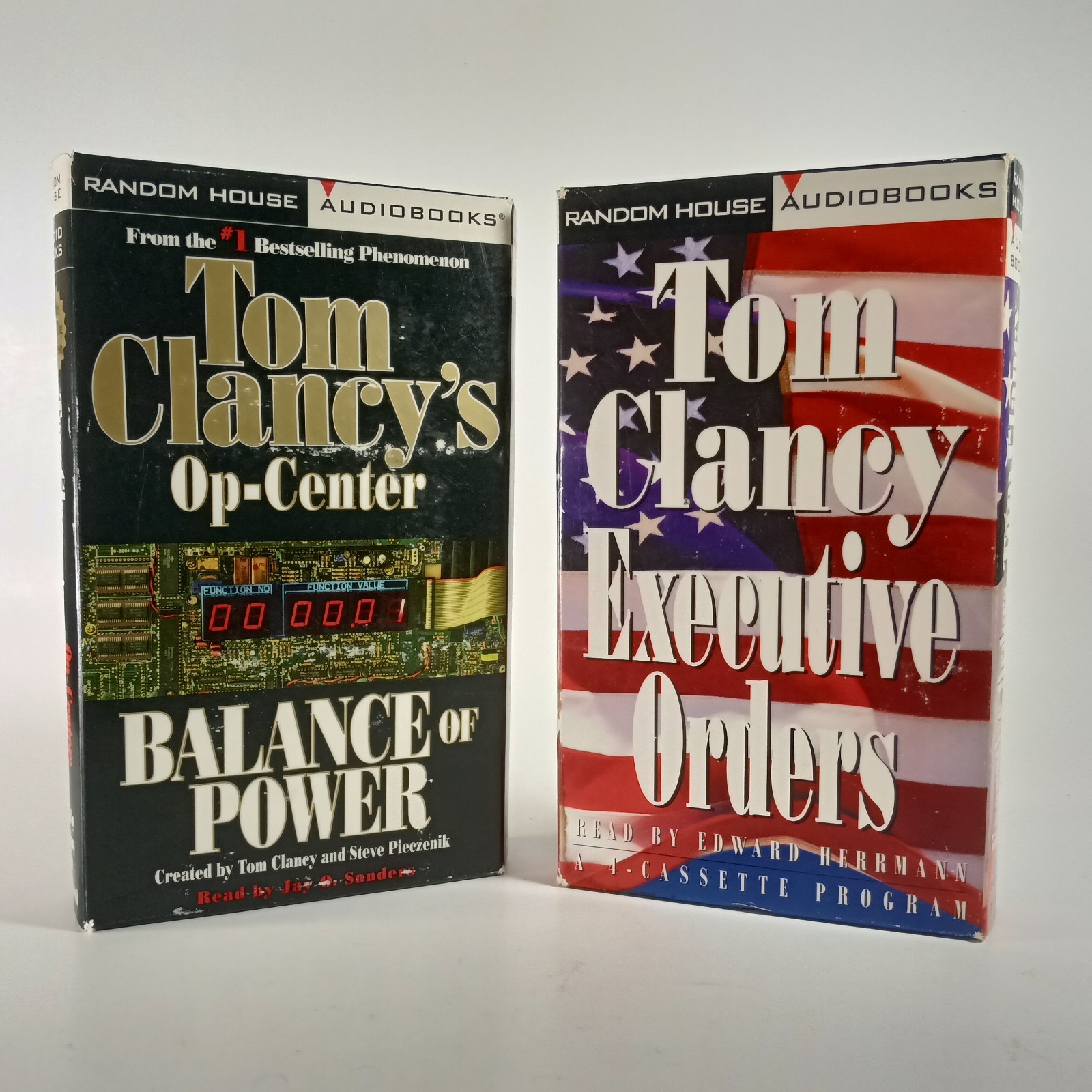 Tom Clancy executive orders and balance of power audio book tape sets