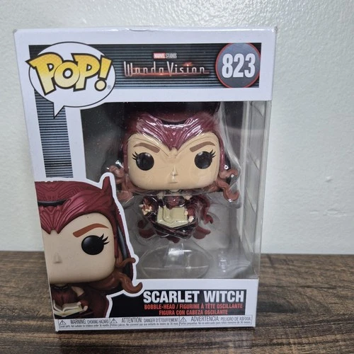 Funko Pop Scarlet Witch 823 Marvel Studios Wanda Vision Bobblehead Vinyl Figure