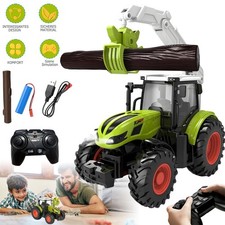 Traktor Ferngesteuerte Set RC Auto 1:24 Modell Kranfahrzeug Spielzeug für Kinder