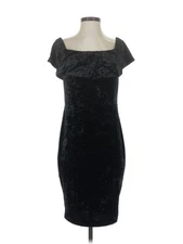 H By Halston Women Black Cocktail Dress S