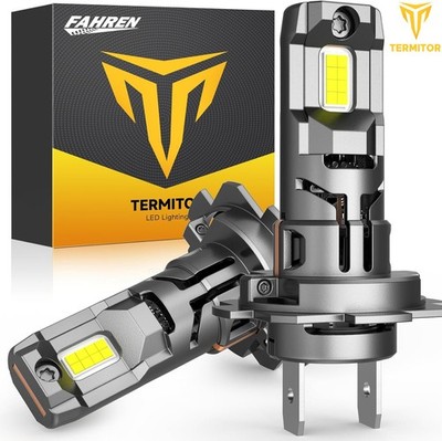 TERMITOR 2X 110000LM H7 LED Headlight Kit Bulb Hi-Low Beam Bulb 6500K Cool White