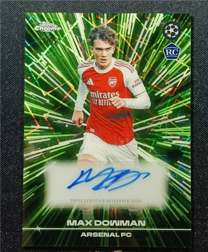 2025 Topps Chrome Max Dowman Green