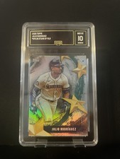 🔥 JULIO RODRÍGUEZ 2025 TOPPS STARS OF MLB – GMA 10 GEM MINT 🔥