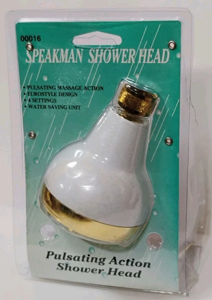 Cabezal de ducha de acción pulsante White Speakman Spray Sensations S-2802 4 ajustes Foto 2 de 4