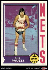 1974 Topps #262 Billy Paultz Nets St. John's 8 - NM/MT