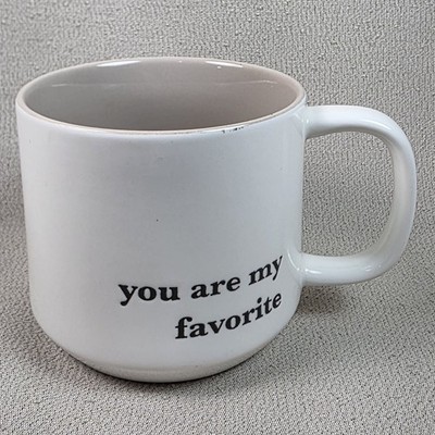 Threshold Stoneware Mug You Are My Favorite Coffee Mug