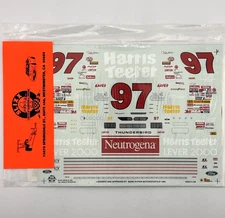 Slixx #9597/1128 1:24 Model Decals #97 Neutrogena Chad Little Thunderbird