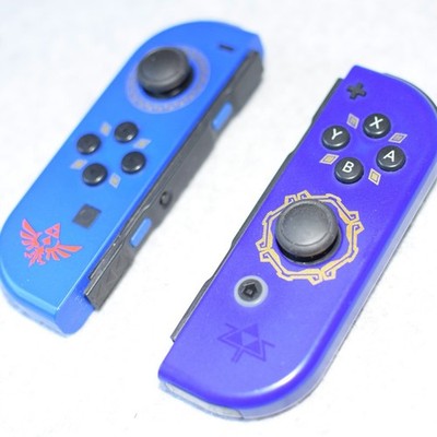 Nintendo Switch Joy-Con The Legend of Zelda Skyward Sword Edition Tested Cleaned