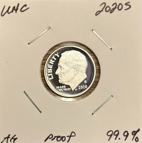 2020 S Proof Roosevelt Dime 99.9% Silver