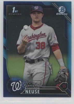 2016 Bowman Draft Chrome Picks Blue Refractor 113/150 Sheldon Neuse #BDC-42 s3g