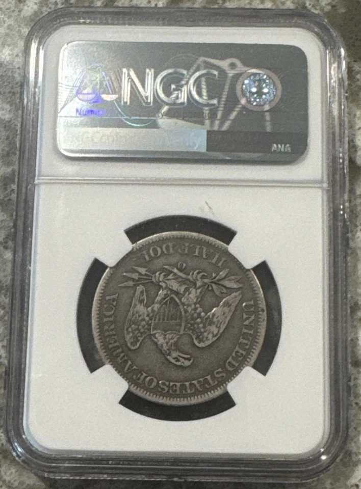 1861-O Seated Liberty Half Dollar NGC VF20 Tough Date New Orleans  - Image 2 of 4