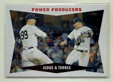 2020 Topps Archives - 1960 Combo Cards Aaron Judge, Gleyber Torres #60CC-JT