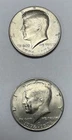Lot of 2: 1776-1976 P D Bicentennial Commemorative Kennedy Half Dollars AU