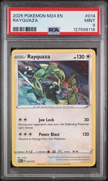 rayquaza pokemon card ebay Rayquaza Pokémon TCG Professional Sports Authenticator (PSA) Grade 9  Individual Trading Card Games for sale