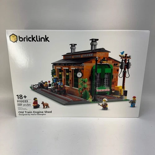 New Lego 910033 Bricklink Designer Series 1 Old Train Engine Shed