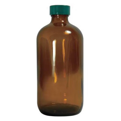 Qorpak Boston Round Bottle,8 Oz., Narrow,PK24 GLC-01947 Qorpak GLC-01947