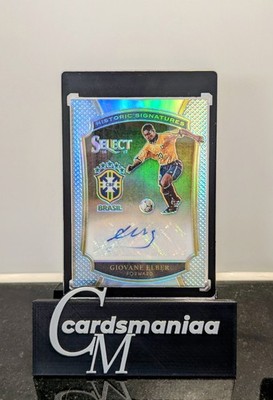 2016-17 Panini Select Historic Signatures Giovane Elber /199 Brazil Legend
