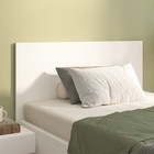 Headboard White Engineered Wood 120x1.5x80 cm Wall Mounted Slim PanelModernStyle