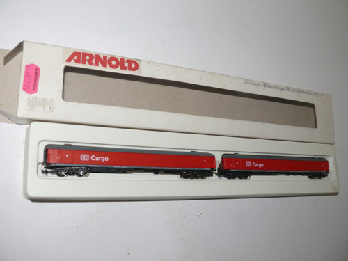 M40  Arnold 0345 Güterwagen Set DB Cargo neuwertig Spur N | Condition: Gebraucht