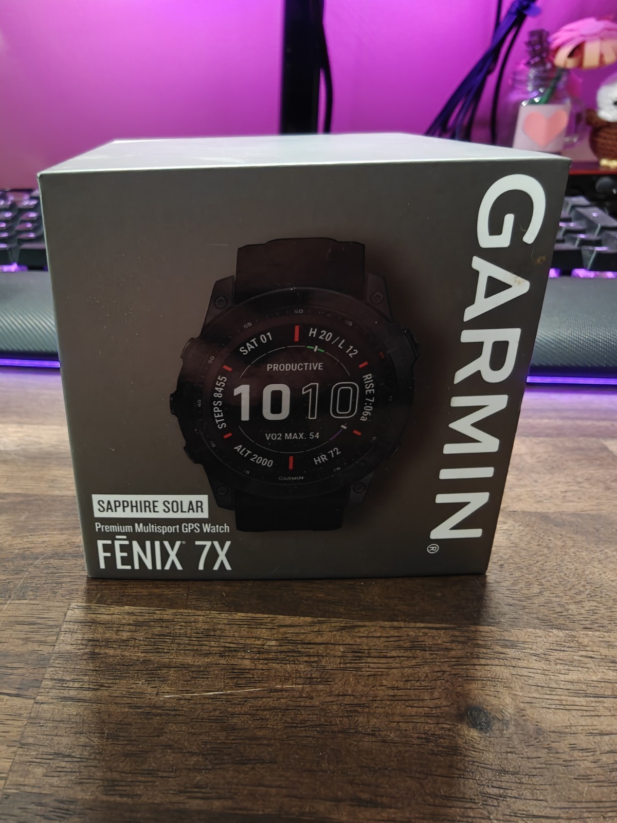 Garmin FENIX 7X PRO SOLAR MULTI BAND GPS WATCH 51MM POWER SAPPHIRE IN BOX