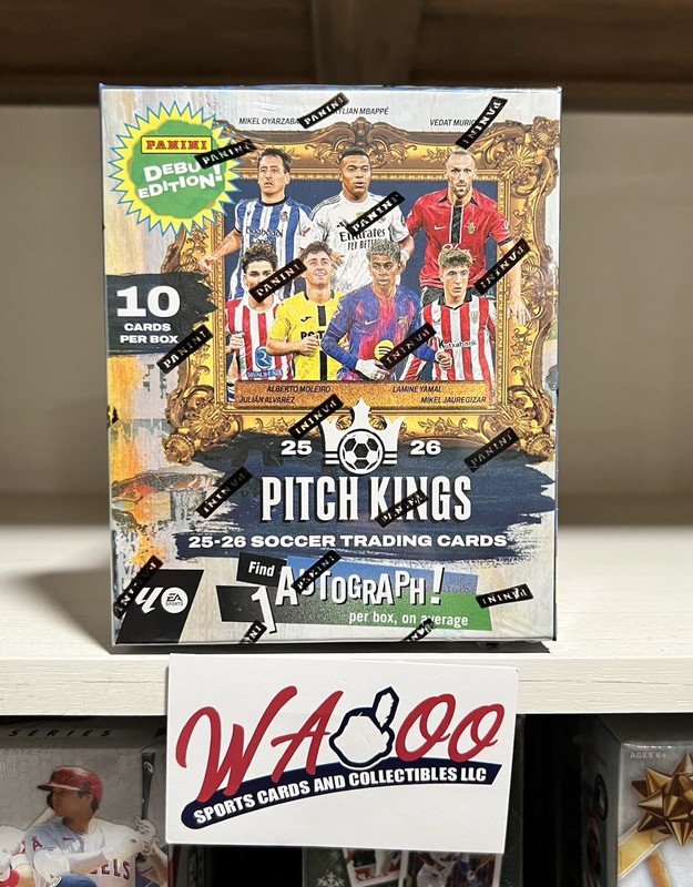 2025/26 Panini Pitch Kings Soccer International Factory Sealed Hobby Card Box
