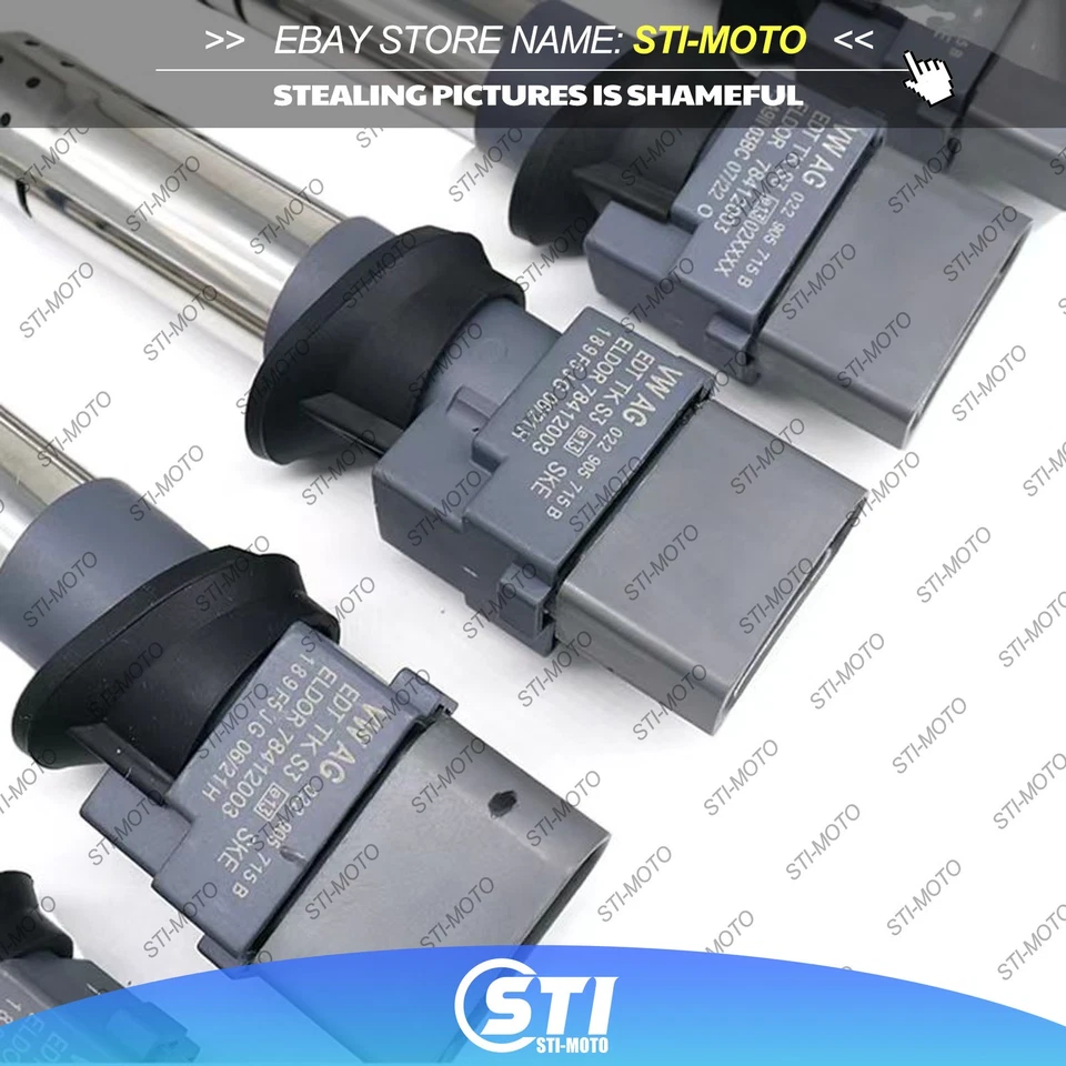6 bujías de bobina de encendido OEM para Audi TT Porsche VW Golf R32 R36 3.6 3.2 VR6 Foto 2 de 4