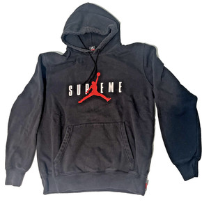 Supreme ジョーダン フーディー ブラック Supreme Jordan Hooded Sweatshirt (FW24) Black Men's - FW24 - US