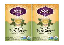Yogi Teas Simply Green Tea 16 bags 2 PACK