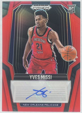 YVES MISSI RC Rookie Auto - Red Prizm #/99 2024-25 Panini Prizm #RS-MIS