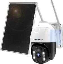 GENBOLT GB216K-4G Solar Battery 15600mAh 4G LTE PTZ Camera 3MP Night Vision PIR IP66
