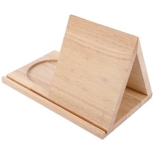 Buchablage mit Becherhalter, Buchständer mit Seitenablage, Buchregal