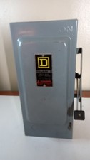 Square D H361 Heavy Duty Safety Switch 30 Amp Fuse With 3 30 Amp Fuses