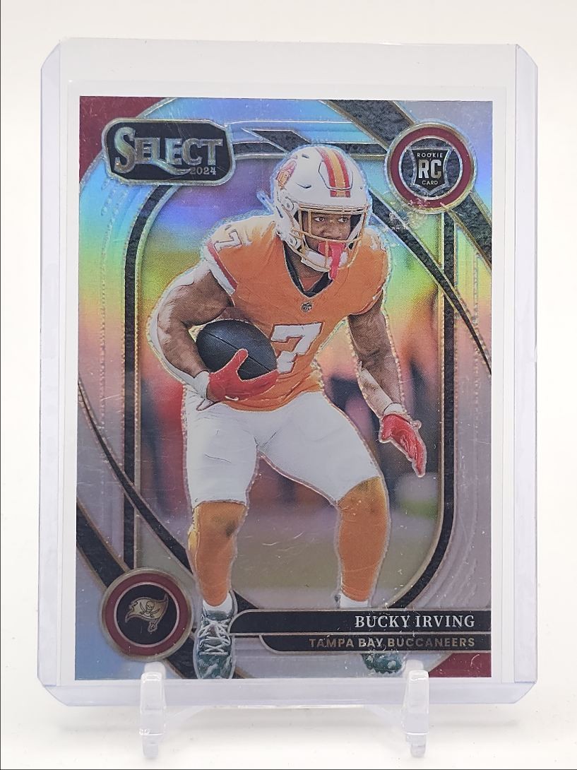 BUCKY IRVING 2024 SELECT CLUB LEVEL ROOKIE SILVER BUCCANEERS RC Q1300