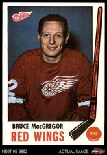 1969 Topps #63 Bruce MacGregor Red Wings 6 - EX/MT