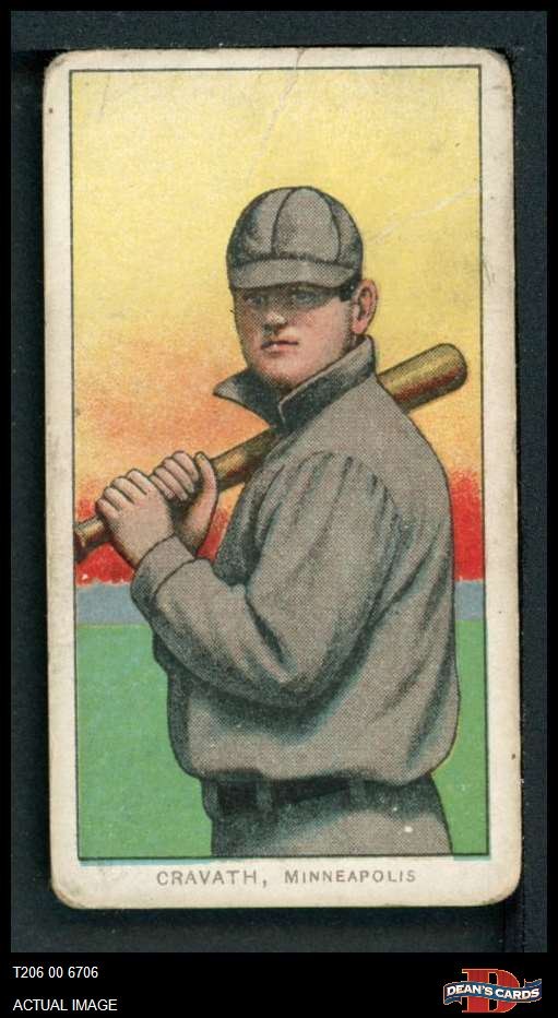 1909 T206 Gavvy Cravath American Association - Minneapolis 1.5 - FAIR