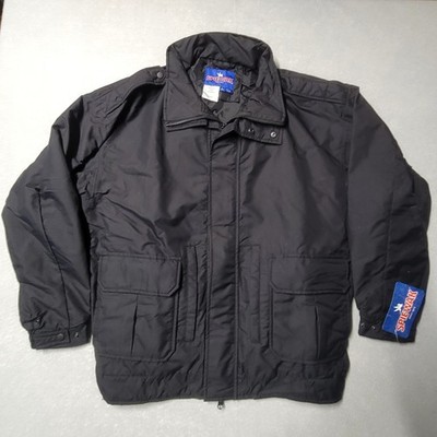 Spiewak S3616 Men's Black Jacket Coat Size L Regular Full Zip Shell Only