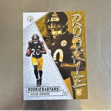 Panini 2025 Rookies & Stars Rookie Kaleb Johnson #13 Pittsburgh Steelers