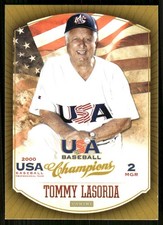 Tommy Lasorda 2013 Panini USA Baseball Champions #28 MLB READ FREE SHIPPING
